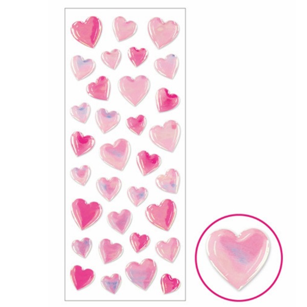 [에폭시 핑크 오로라] 마인드웨이브 하트 셀렉션 스티커샐러드마켓