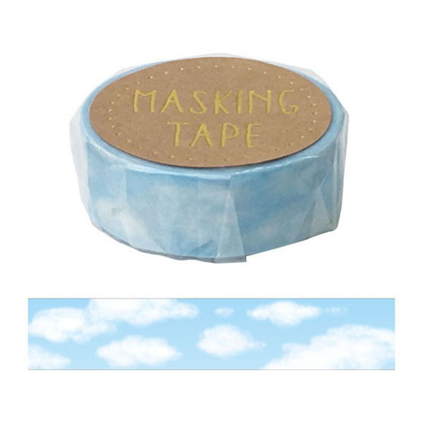 월드크래프트 마스킹테이프 15mm : 구름 하늘샐러드마켓