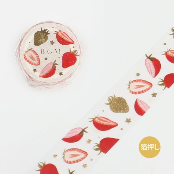 BGM 마스킹테이프 20mm : 딸기 파티샐러드마켓
