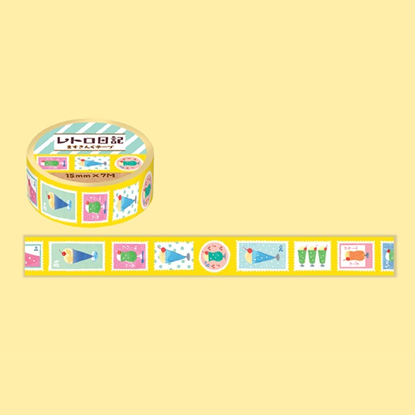후루카와 마스킹테이프 15mm : 크림소다 우표샐러드마켓