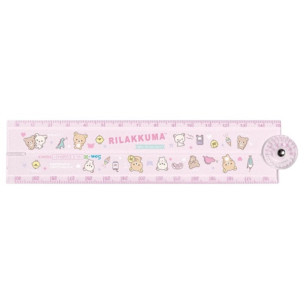 [클리어 핑크] 리락쿠마 접이식 자 30cm샐러드마켓