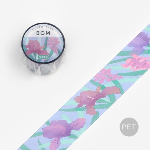 BGM 클리어 투명 데코 테이프 30mm : 붓꽃샐러드마켓