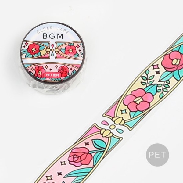 BGM 스테인드글라스 클리어 투명 데코 테이프 20mm : 소녀의 꿈샐러드마켓