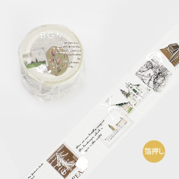 BGM 스페셜 포엠 빈티지 마스킹테이프 30mm : 레터샐러드마켓