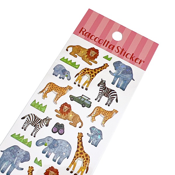 라코루타 홀로그램 스티커 : 사파리 동물샐러드마켓