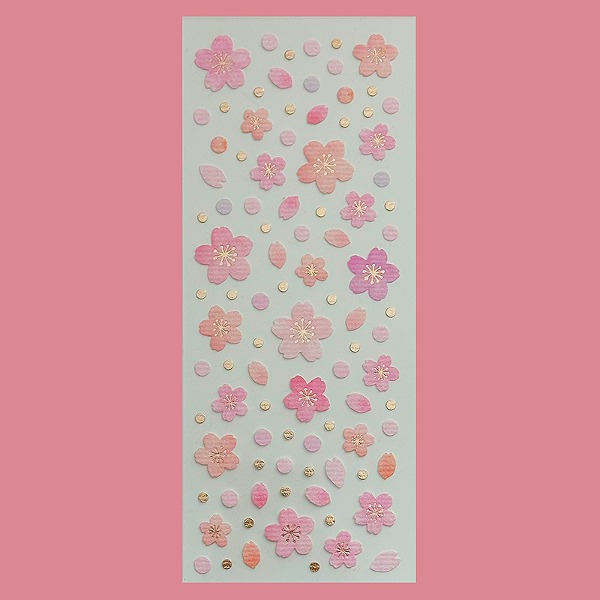 클로즈핀 벚꽃 스티커 : 핑크빛샐러드마켓