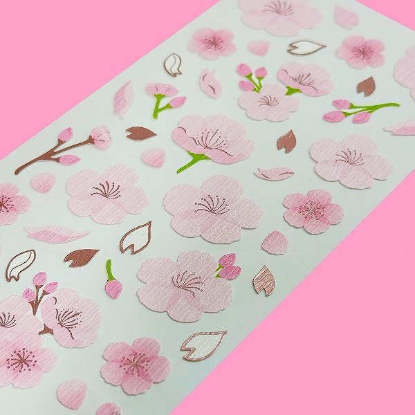 클로즈핀 벚꽃 스티커 : 봄의 무대샐러드마켓